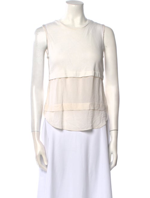 A.L.C. Crew Neck Sleeveless Top