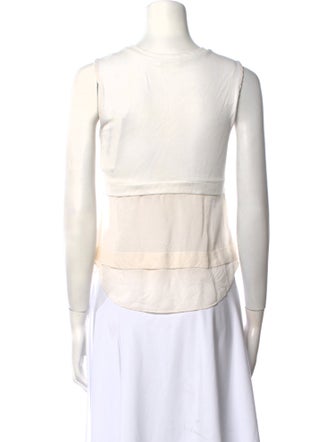 A.L.C. Crew Neck Sleeveless Top