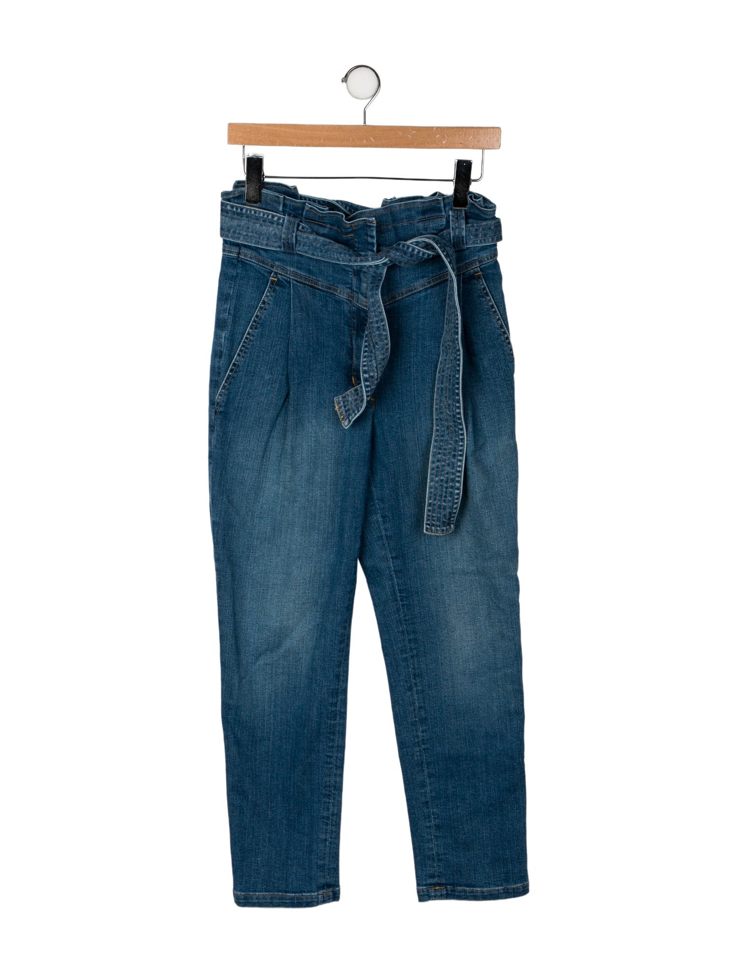 A.L.C. High-Rise Straight Leg Jeans