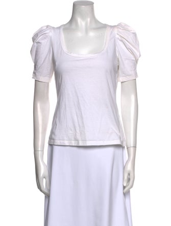 A.L.C. Scoop Neck Short Sleeve T-Shirt