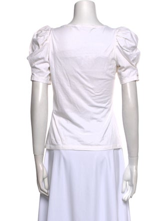 A.L.C. Scoop Neck Short Sleeve T-Shirt