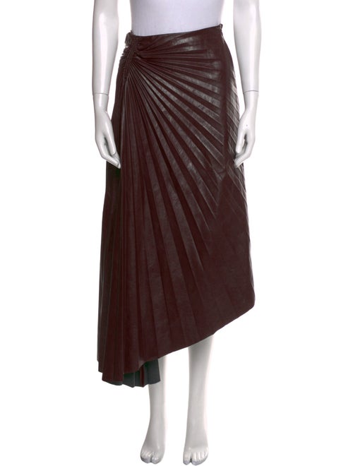 A.L.C. Pleated Accents Midi Length Skirt