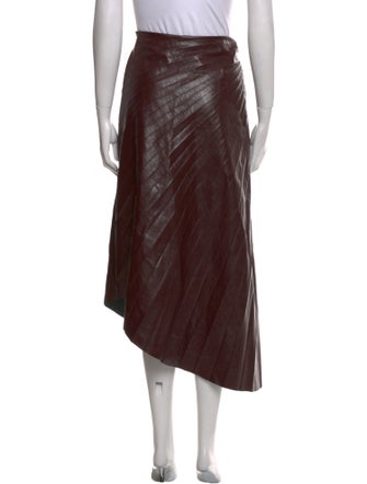 A.L.C. Pleated Accents Midi Length Skirt