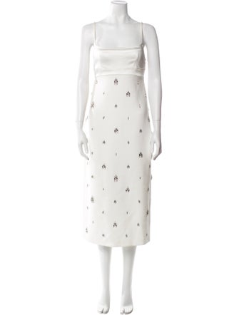 A.L.C. Square Neckline Midi Length Dress