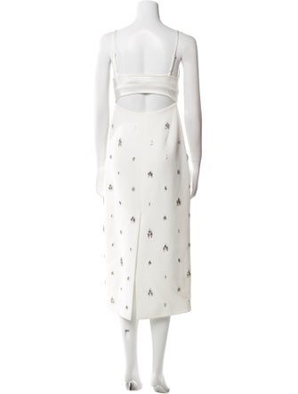 A.L.C. Square Neckline Midi Length Dress