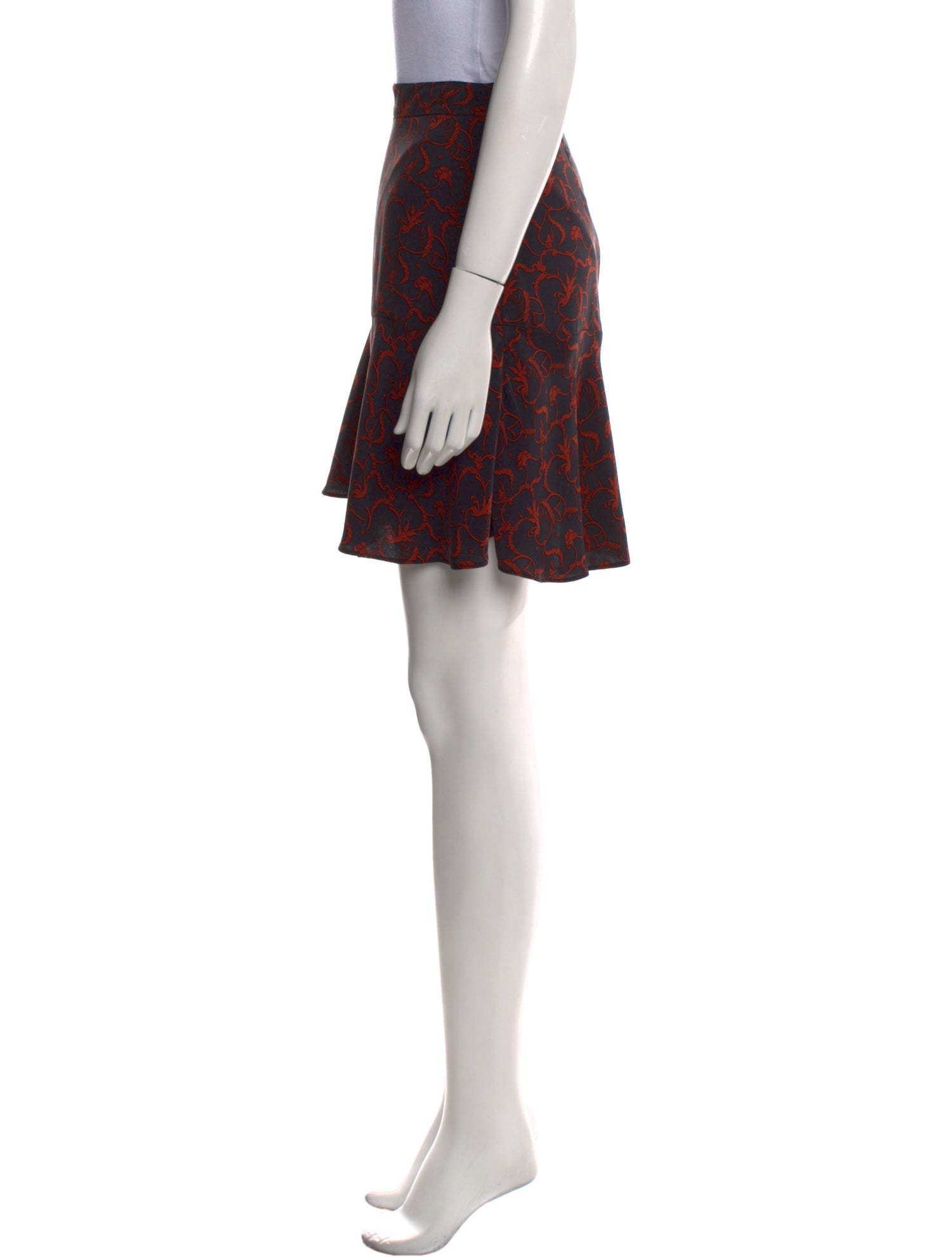 A.L.C. Silk Mini Skirt