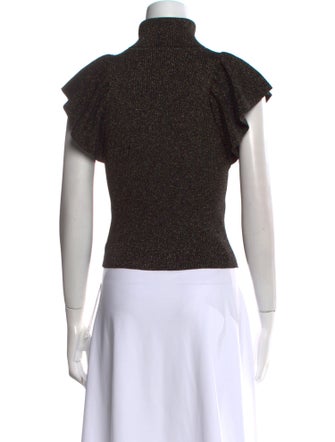 A.L.C. Merino Wool Mock Neck Sweater