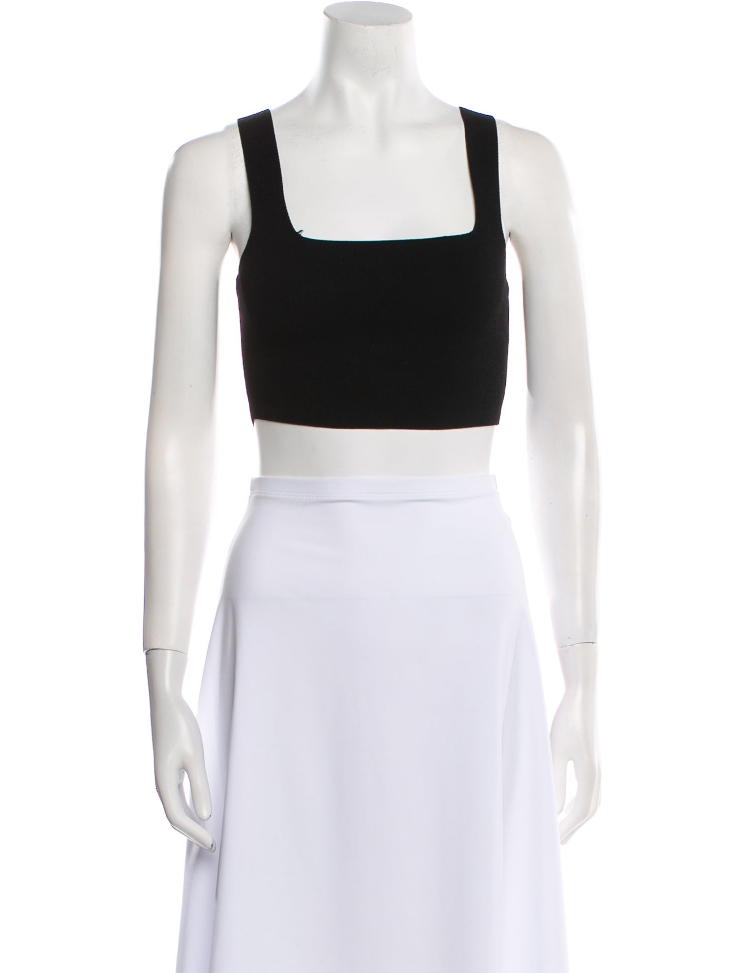 A.L.C. Square Neckline Sleeveless Crop Top