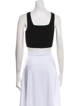 A.L.C. Square Neckline Sleeveless Crop Top