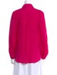 A.L.C. Silk Long Sleeve Blouse