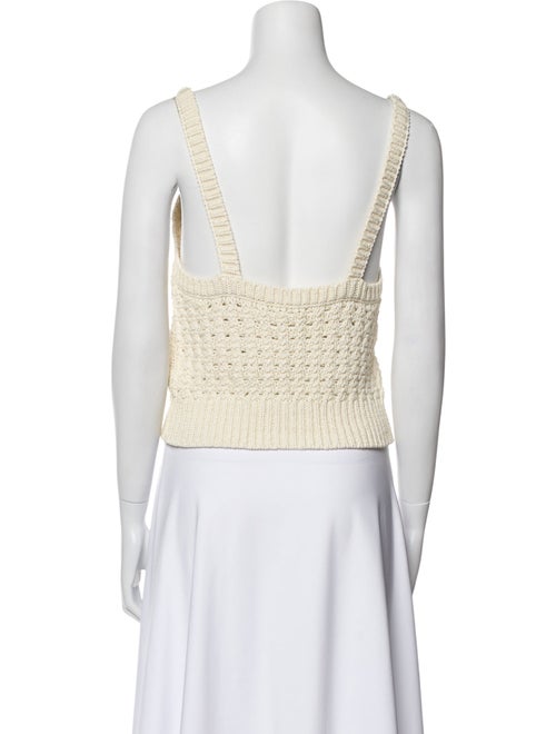 A.L.C. Scoop Neck Sleeveless Crop Top