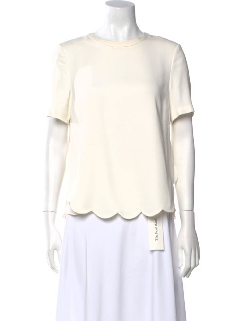 A.L.C. Crew Neck Short Sleeve Blouse