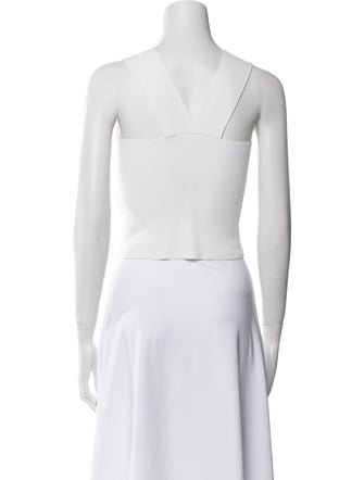 A.L.C. Square Neckline Sleeveless Crop Top