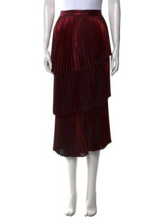 A.L.C. Glitter Accents Midi Length Skirt