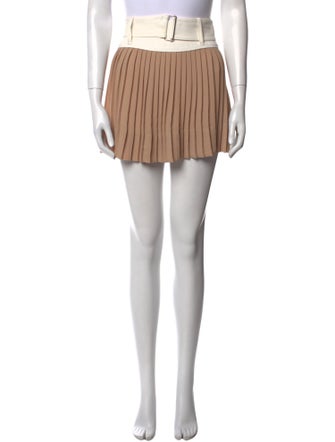 A.L.C. Pleated Accents Mini Skirt