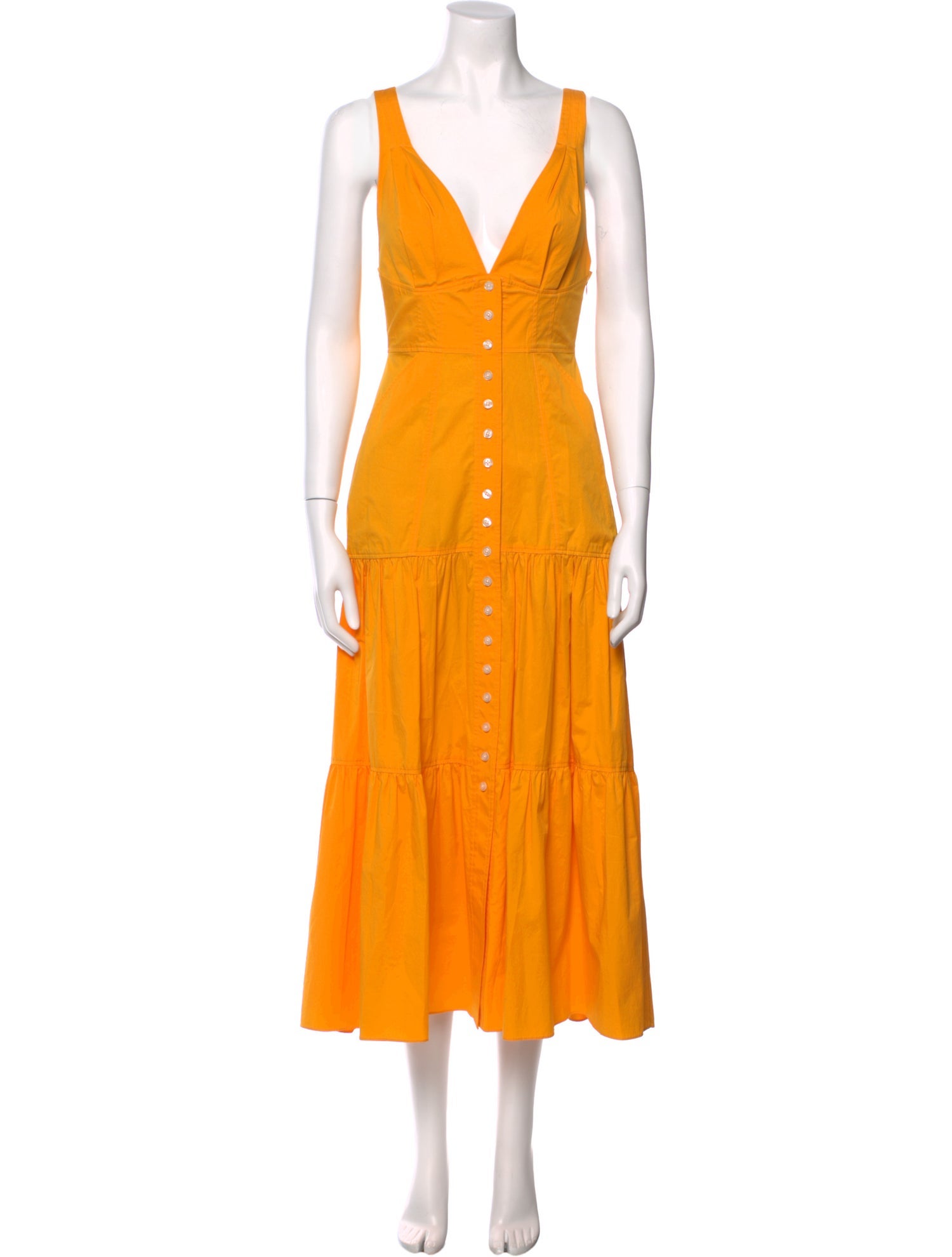 A.L.C. V-Neck Long Dress