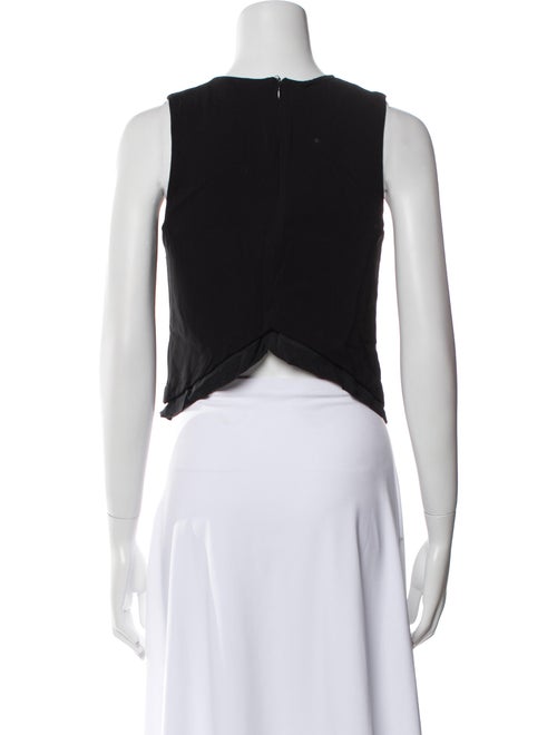 A.L.C. Crew Neck Sleeveless Crop Top