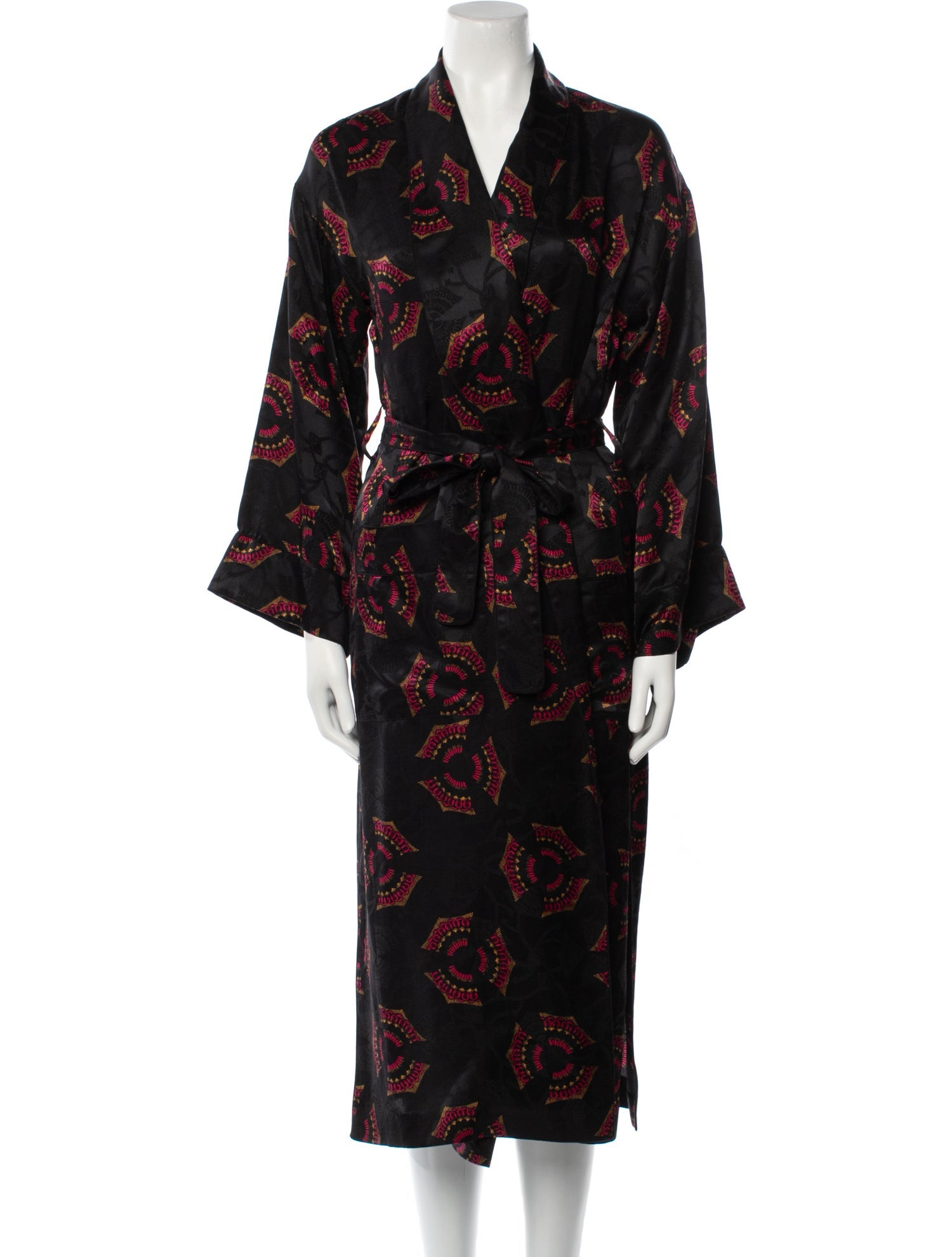A.L.C. Silk Floral Print Evening Jacket