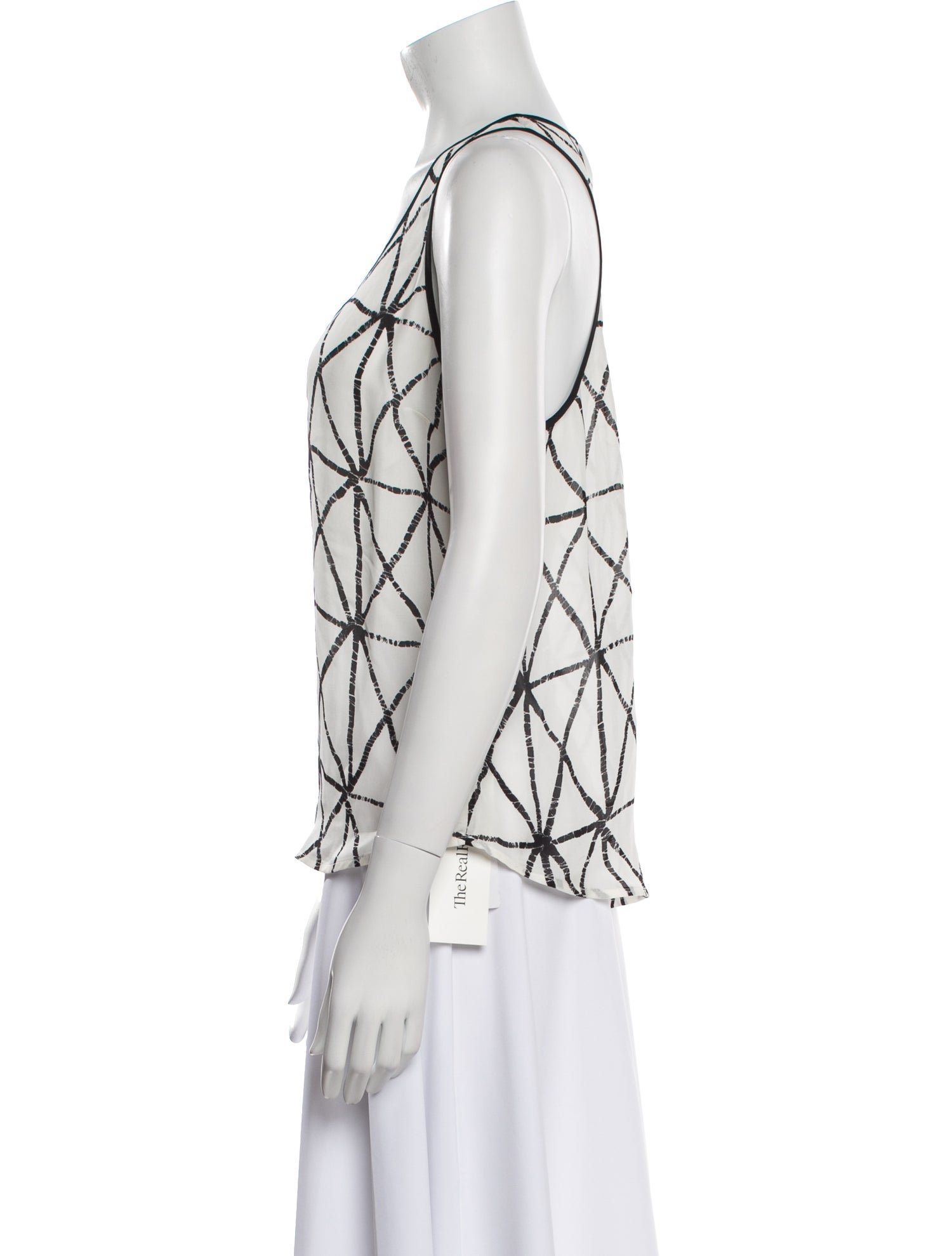 A.L.C. Silk Printed Top