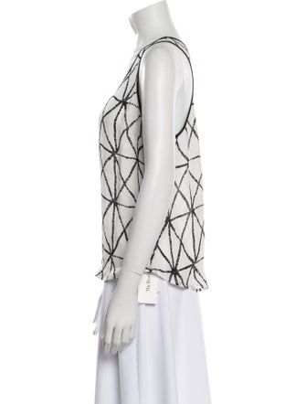 A.L.C. Silk Printed Top