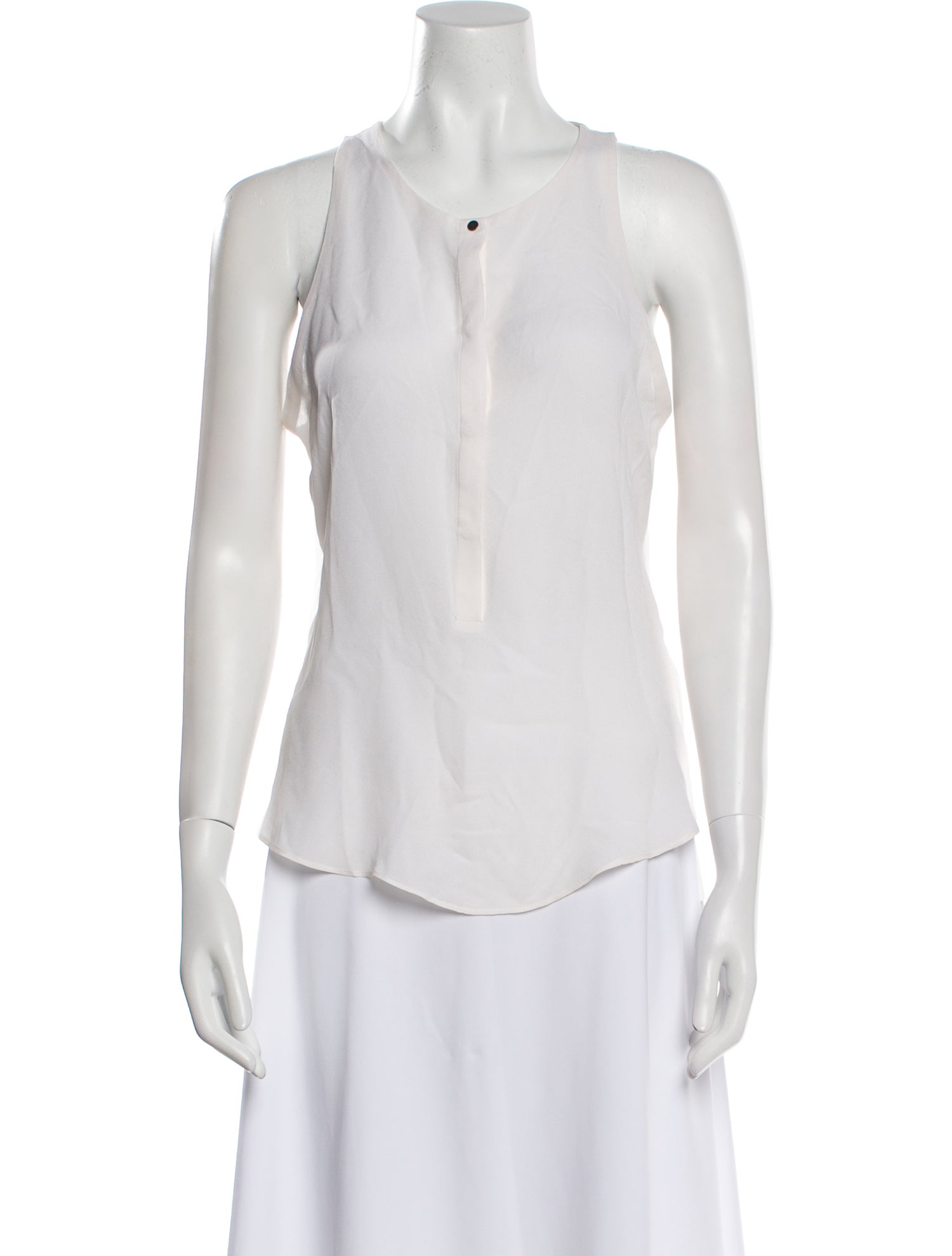 A.L.C. Silk V-Neck Blouse