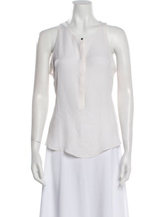 A.L.C. Silk V-Neck Blouse