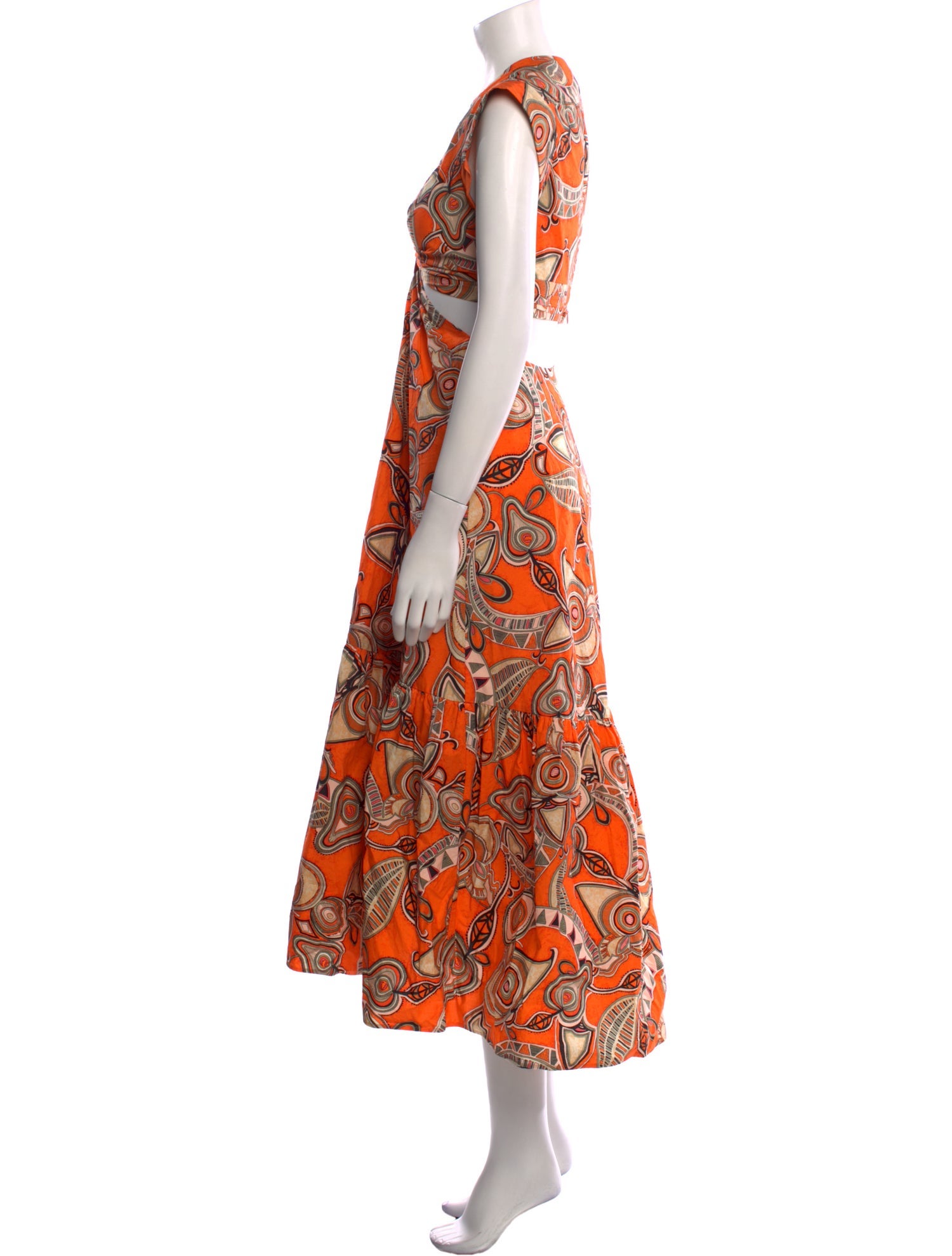 A.L.C. Printed Long Dress