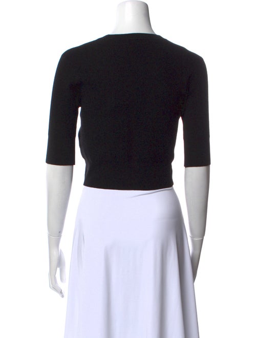 A.L.C. Wool Crew Neck Crop Top