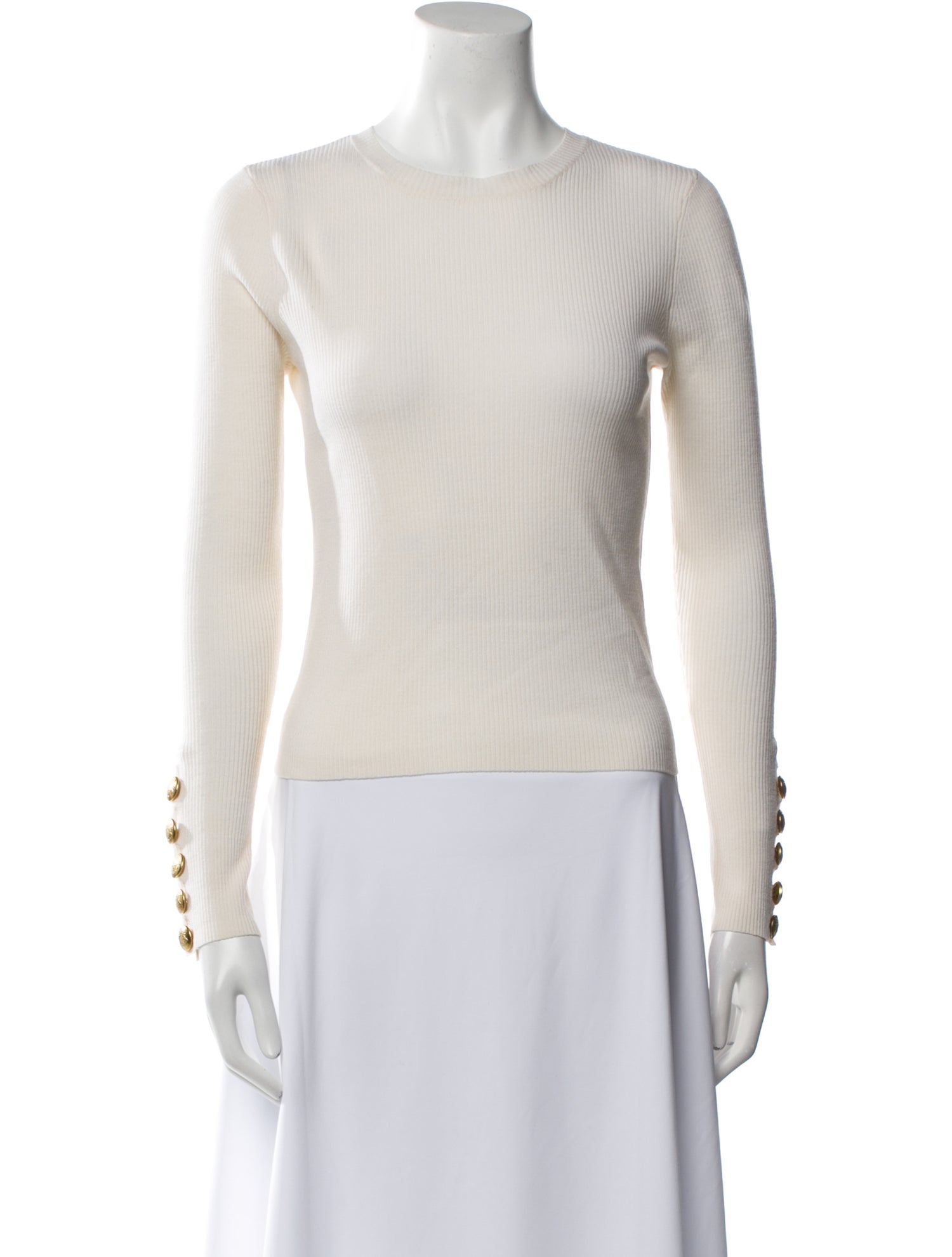 A.L.C. Merino Wool Crew Neck Top