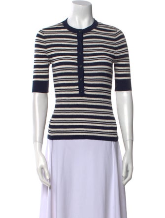 A.L.C. Striped Crew Neck Sweater