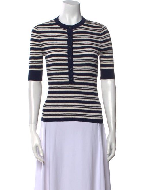 A.L.C. Striped Crew Neck Sweater