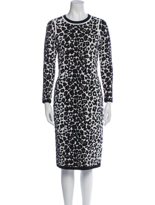 A.L.C. Animal Print Knee-Length Dress