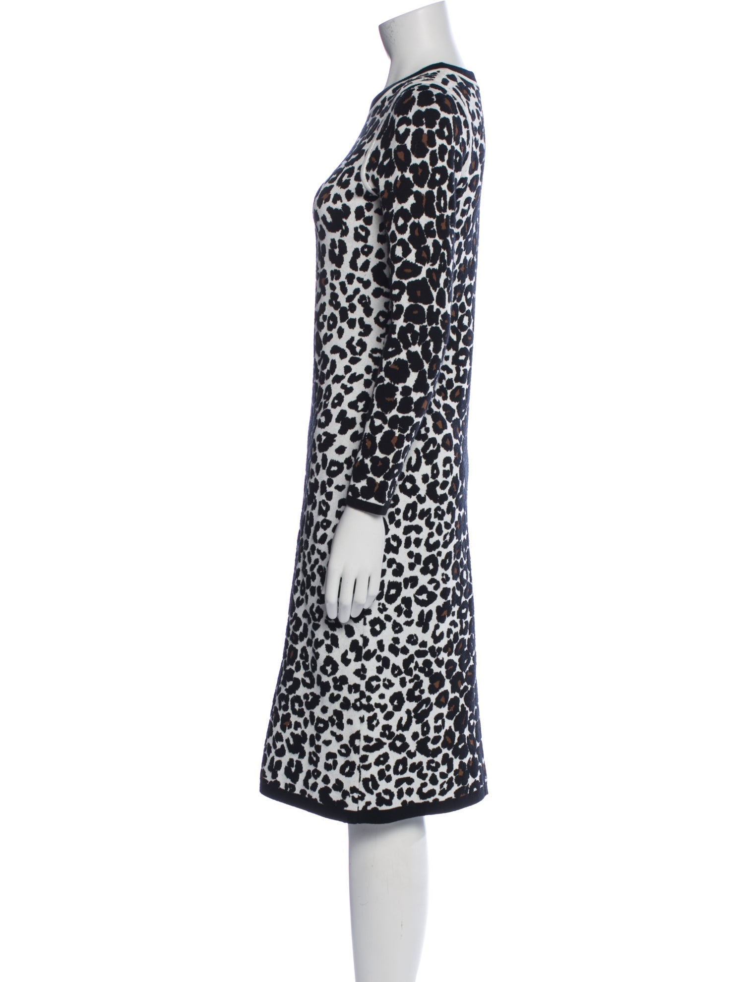 A.L.C. Animal Print Knee-Length Dress