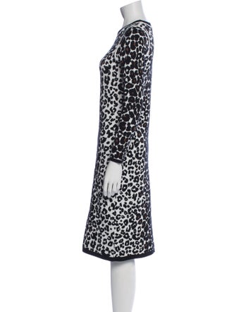A.L.C. Animal Print Knee-Length Dress