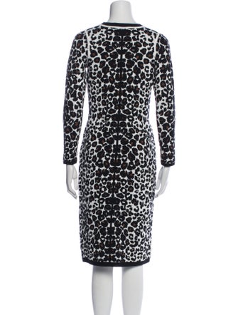 A.L.C. Animal Print Knee-Length Dress