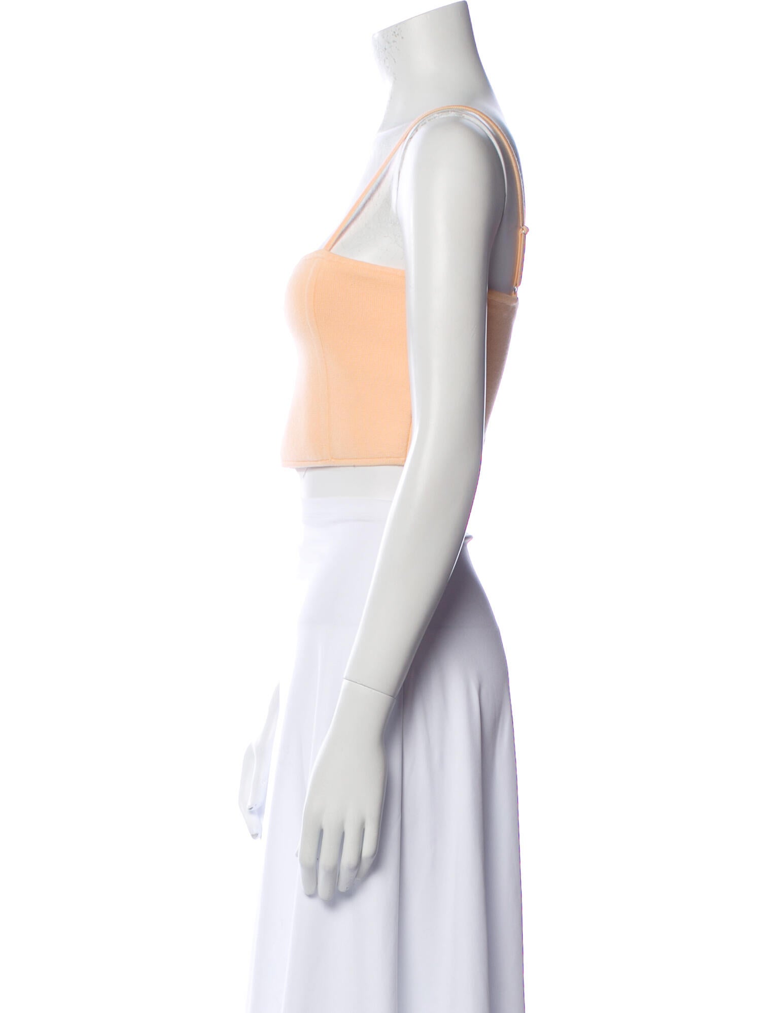 A.L.C. Square Neckline Sleeveless Crop Top