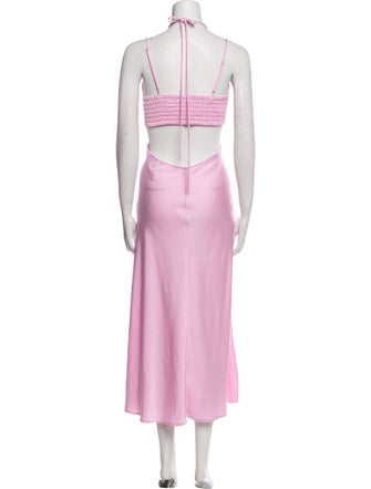 A.L.C. V-Neck Midi Length Dress