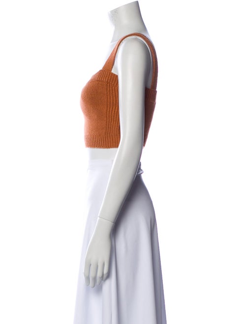 A.L.C. Square Neckline Sleeveless Crop Top