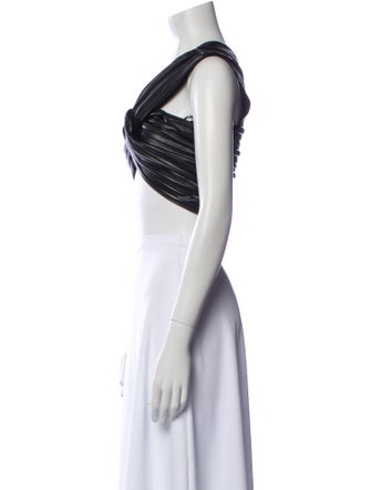 A.L.C. One-Shoulder Sleeveless Crop Top