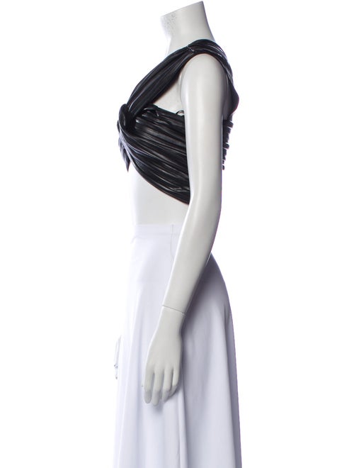 A.L.C. One-Shoulder Sleeveless Crop Top