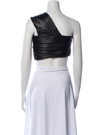 A.L.C. One-Shoulder Sleeveless Crop Top