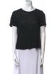 A.L.C. Linen Scoop Neck T-Shirt