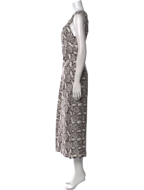 A.L.C. Animal Print Long Dress