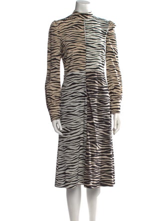 A.L.C. Silk Midi Length Dress