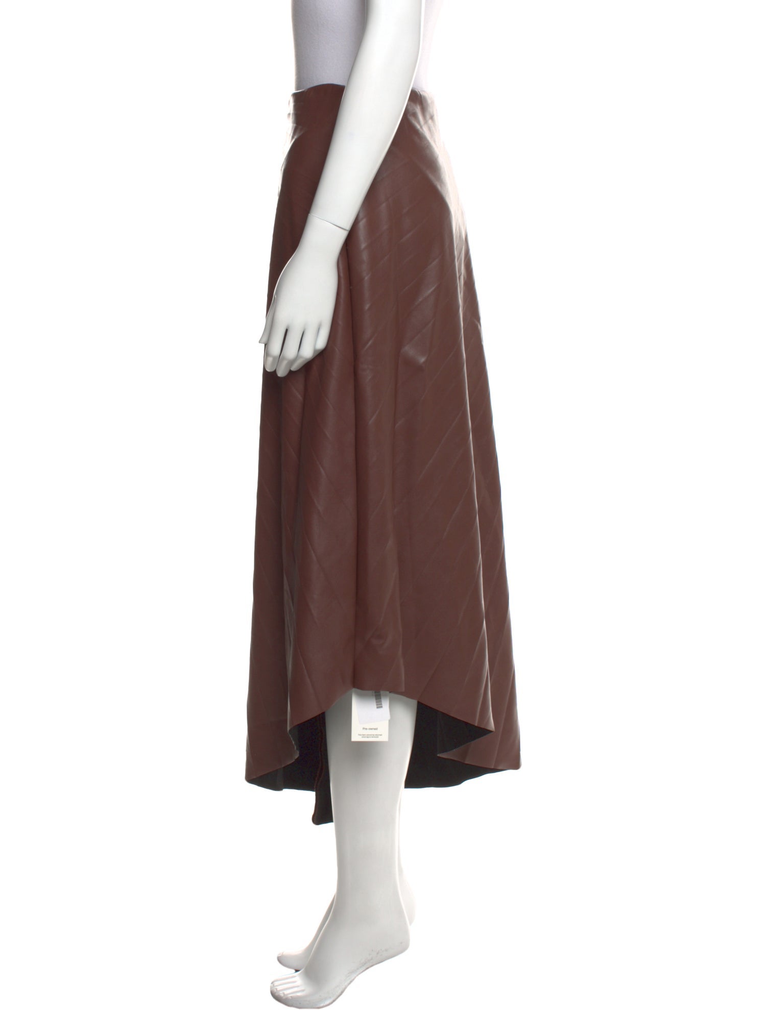 A.L.C. Pleated Accents Midi Length Skirt