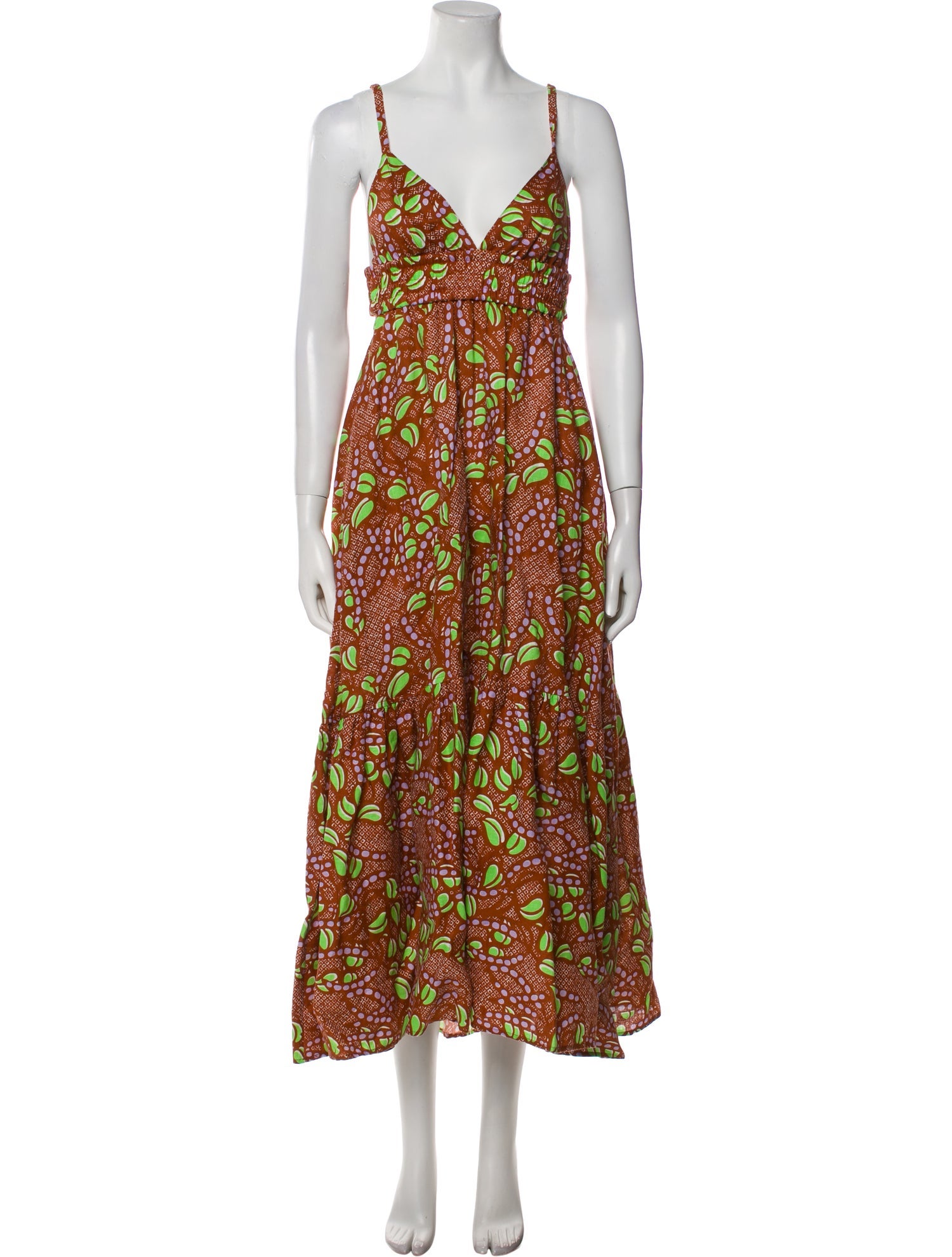 A.L.C. Linen Midi Length Dress