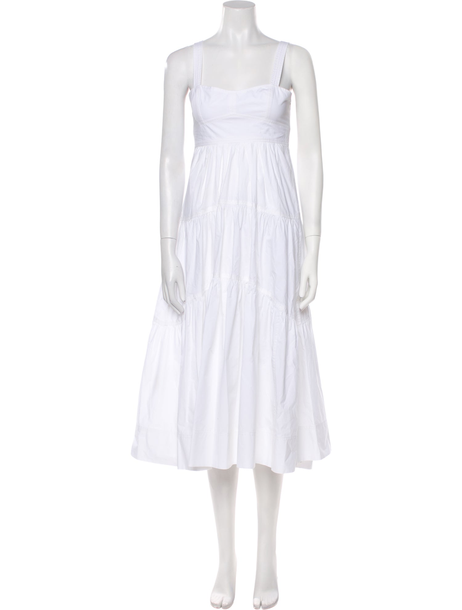 A.L.C. Square Neckline Long Dress