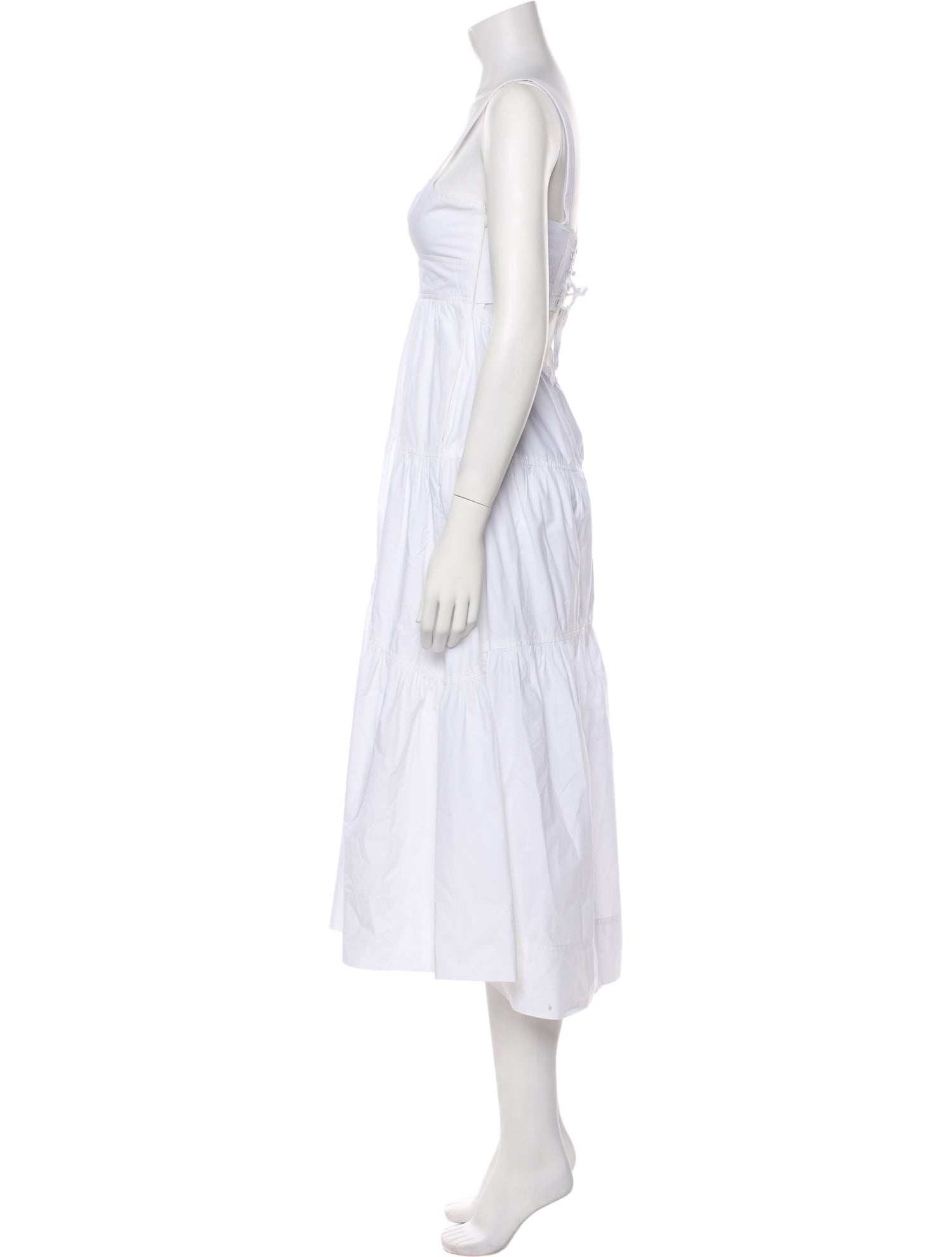 A.L.C. Square Neckline Long Dress