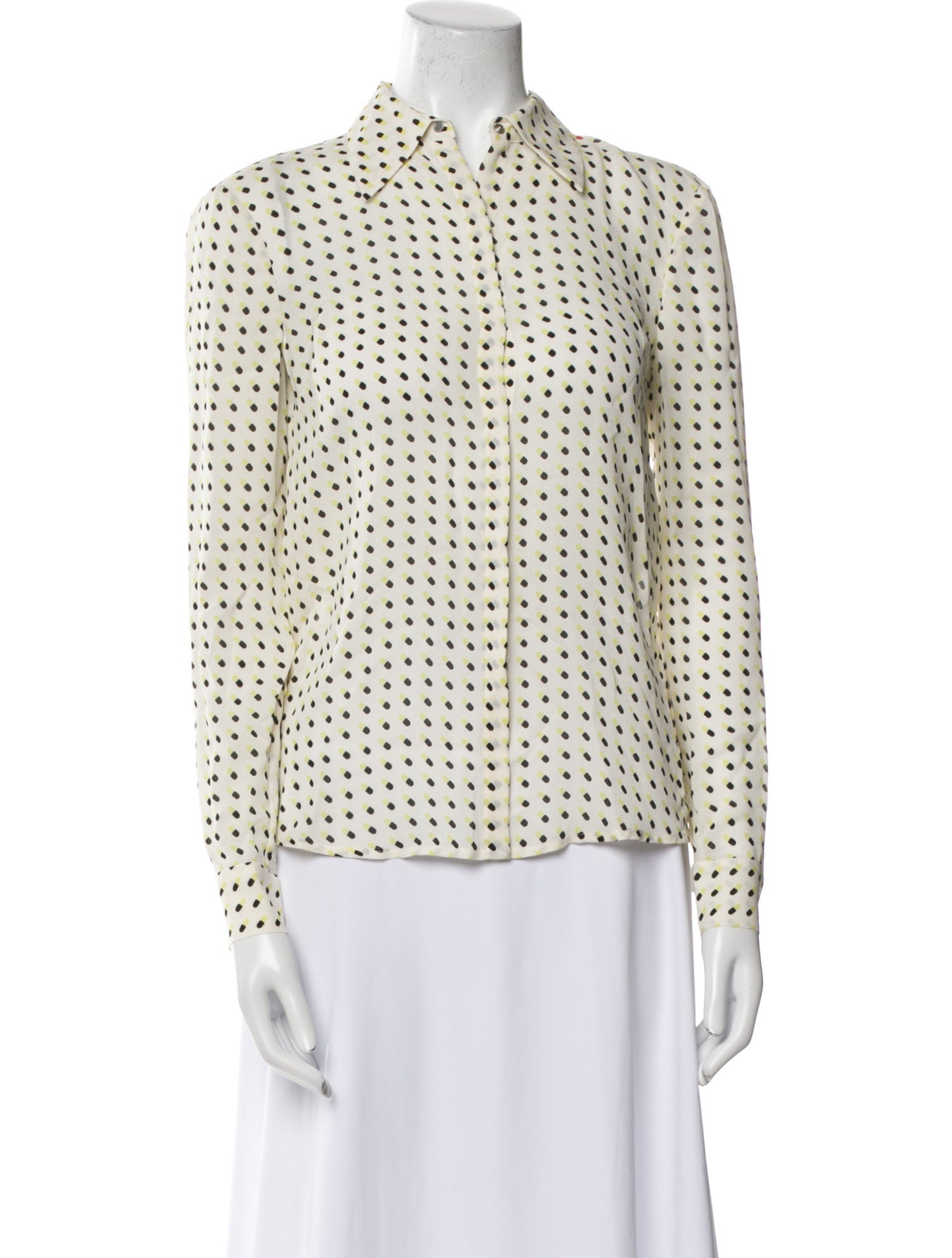 A.L.C. Silk Printed Blouse w/ Tags