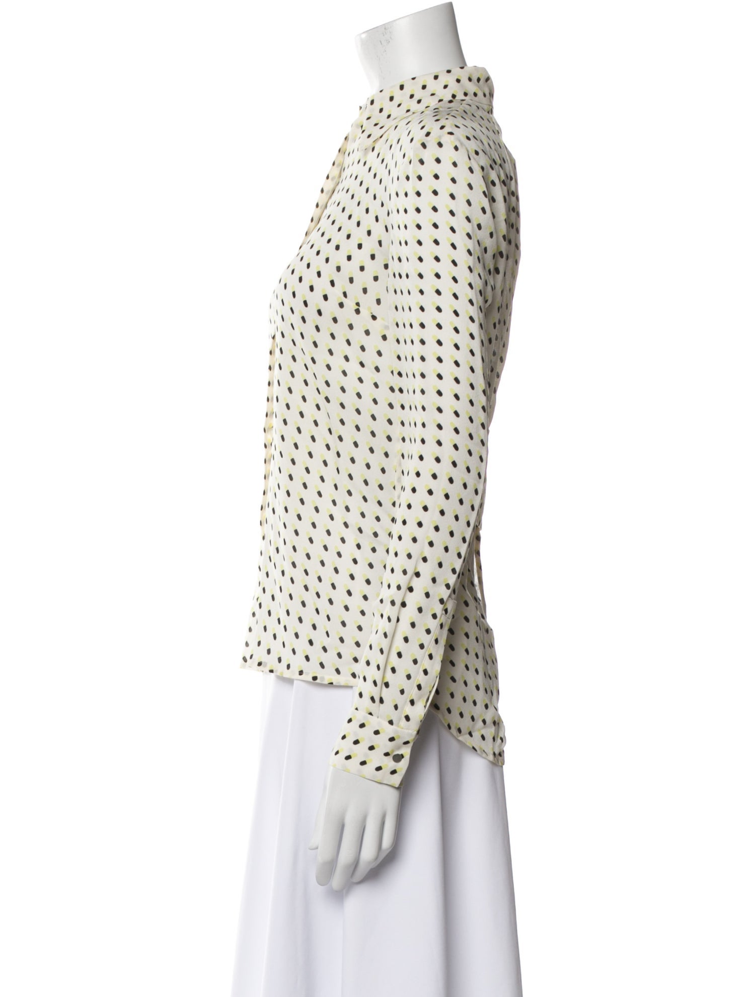 A.L.C. Silk Printed Blouse w/ Tags